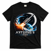 Artemis 2 Back To The Moon 2026 T-Shirt - Black