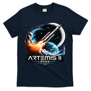 Artemis 2 Back To The Moon 2026 T-Shirt - Navy