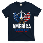 America's 250th Birthday Eagle Patriot Anniversary T-Shirt - Navy Blue
