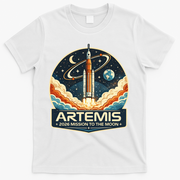 Artemis 2 Moon Mission T-Shirt - White