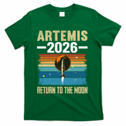 Artemis 2026 Return To The Moon T-Shirt - Green