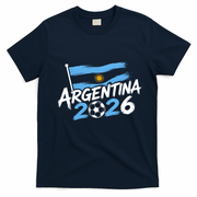 Argentina 2026 World Soccer Fan Apparel T-Shirt - Navy Blue