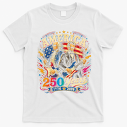 America 250 Years Celebration Presidents T-Shirt - White