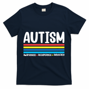 Autism Awareness Acceptance Inspirational T-Shirt - Navy