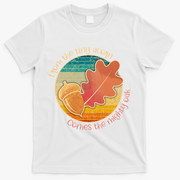 Acorn And Oak Leaf For Nature Lovers T-Shirt - White
