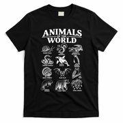 All Animals Of The World Vintage Funny Animal Meme T-Shirt - Black