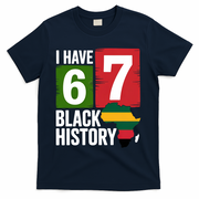 African American Pride I Have 67 Black History T-Shirt - Navy