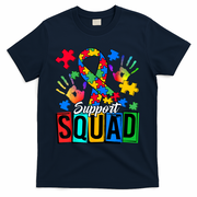 Autism Awareness Support Squad Family T-Shirt - Navy