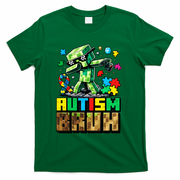 Autism Bruh Dab ASD Awareness Gameing T-Shirt - Green