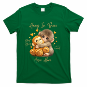 Adorable Baby Monkey Punch T-Shirt - Green