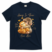Adorable Baby Monkey Punch T-Shirt - Navy