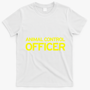 Animal Control Officer Halloween Costume T-Shirt - White