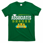 Associates Degree Graduation Senior Celebration Grad Party T-Shirt - Green