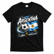 Argentina Football Club Vintage Soccer T-Shirt - Black