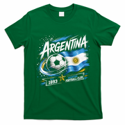 Argentina Football Club Vintage Soccer T-Shirt - Irish Green