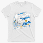 Argentina Football Club Vintage Soccer T-Shirt - White