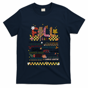 Autumn Fall Graphic T-Shirt - Navy