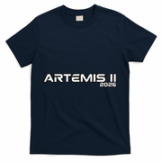 Artemis II 2026 Launch Back To The Moon T-Shirt - Navy