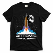 Artemis II 2026 Moon Mission T-Shirt - Black