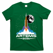 Artemis II 2026 Moon Mission T-Shirt - Green