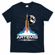 Artemis II 2026 Moon Mission T-Shirt - Navy