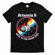 Artemis II Back To The Moon 2026 T-Shirt - Black
