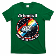 Artemis II Back To The Moon 2026 T-Shirt - Green
