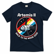 Artemis II Back To The Moon 2026 T-Shirt - Navy