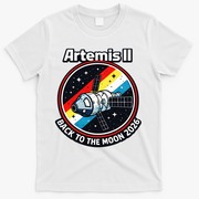 Artemis II Back To The Moon 2026 T-Shirt - White
