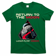 Artemis II Return To The Moon Lunar Flyby Mission 2026 T-Shirt - Green