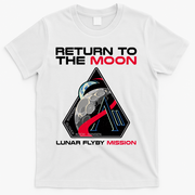 Artemis II Return To The Moon Lunar Flyby Mission 2026 T-Shirt - White