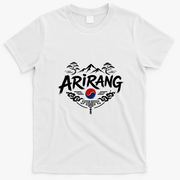 Arirang Korea Korean Pride Taegeuk Culture Heritage Seoul T-Shirt - White