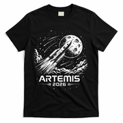 Artemis Launch To The Moon 2026 T-Shirt - Black