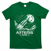 Artemis Launch To The Moon 2026 T-Shirt - Green