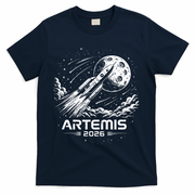 Artemis Launch To The Moon 2026 T-Shirt - Navy