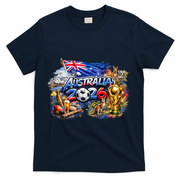 AUSTRAMIA North America Soccer Tournament 2026 T-Shirt - Navy