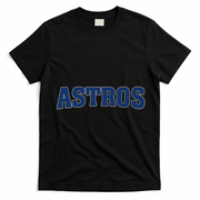 Astros Name Sports Fan Favorite Game Day Enthusiasts T-Shirt - Black