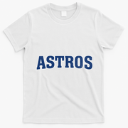 Astros Name Sports Fan Favorite Game Day Enthusiasts T-Shirt - White