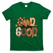 Autumn Pumpkin Christian Thanksgiving Faith God Is So Good T-Shirt - Green