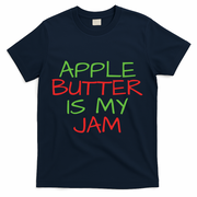 Apple Picking Crew Fall Family Outfit Autumn Fall Apple Lover Apple Picking T-Shirt - Navy