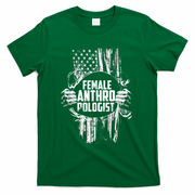 Anthropologist Power Flag Anthropology Student T-Shirt - Green