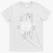 Anthropologist Power Flag Anthropology Student T-Shirt - White