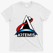 Artemis Program Space Logo T-Shirt - White