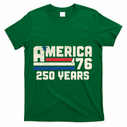 America Retro 250 Years 250th Anniversary USA 1776 T-Shirt - Green