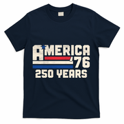 America Retro 250 Years 250th Anniversary USA 1776 T-Shirt - Navy