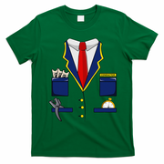 Adult Railroad Halloween Train Conductor Costume T-Shirt - Irish Green