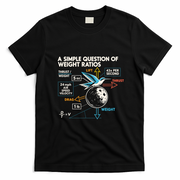 A Simple Question Of Weight Ratios T-Shirt - Black