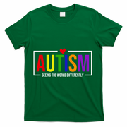 Autism Seeing The World Differently T-Shirt - Green