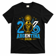 Argentina Soccer World 2026 Championship Celebration T-Shirt - Black