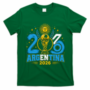 Argentina Soccer World 2026 Championship Celebration T-Shirt - Irish Green